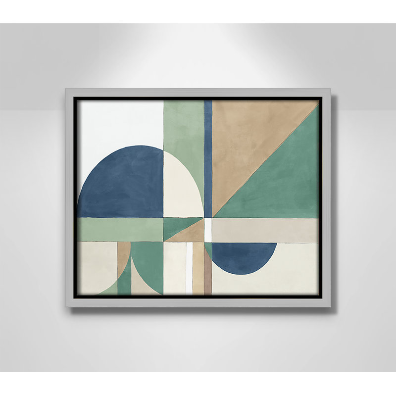 Floater Frame Canvas, 9.5" H x 11.5" W x 2" D, Silver Framed