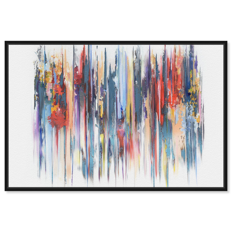 Art mural Doll Memories Vibrant Reverie Reflections par Art Remedy, Cadre noir, H 31 po x l 21 po