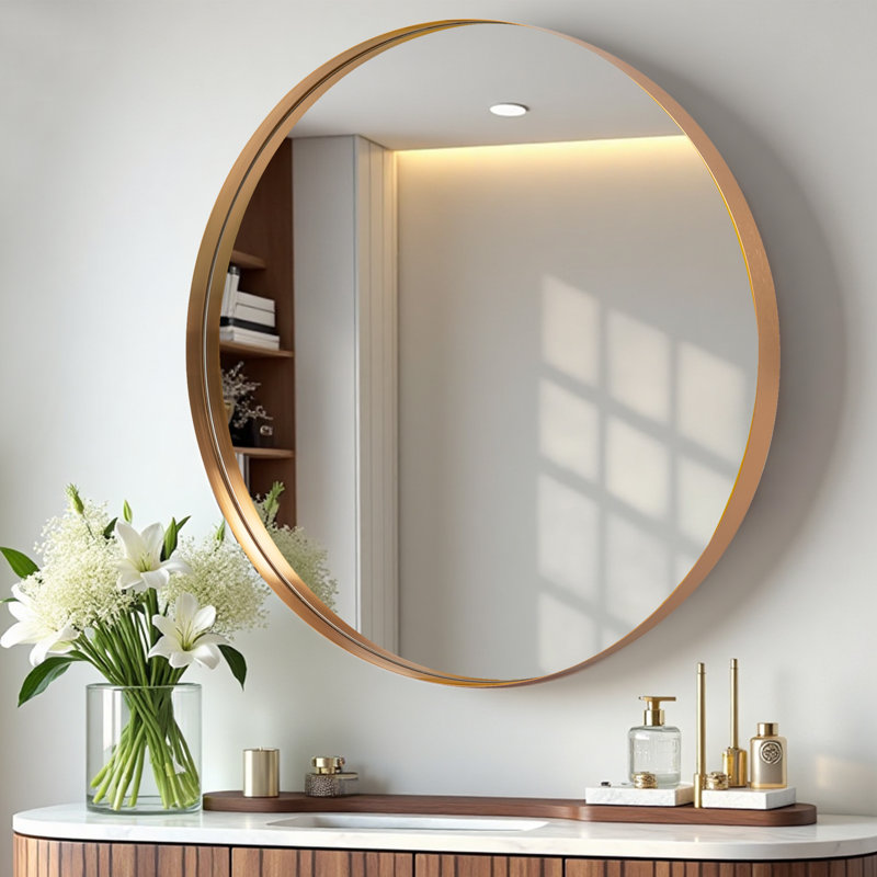 Miroir de salle de bain mural Modern, 36 po x 36 po