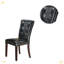 Chaise rembourrée en similicuir