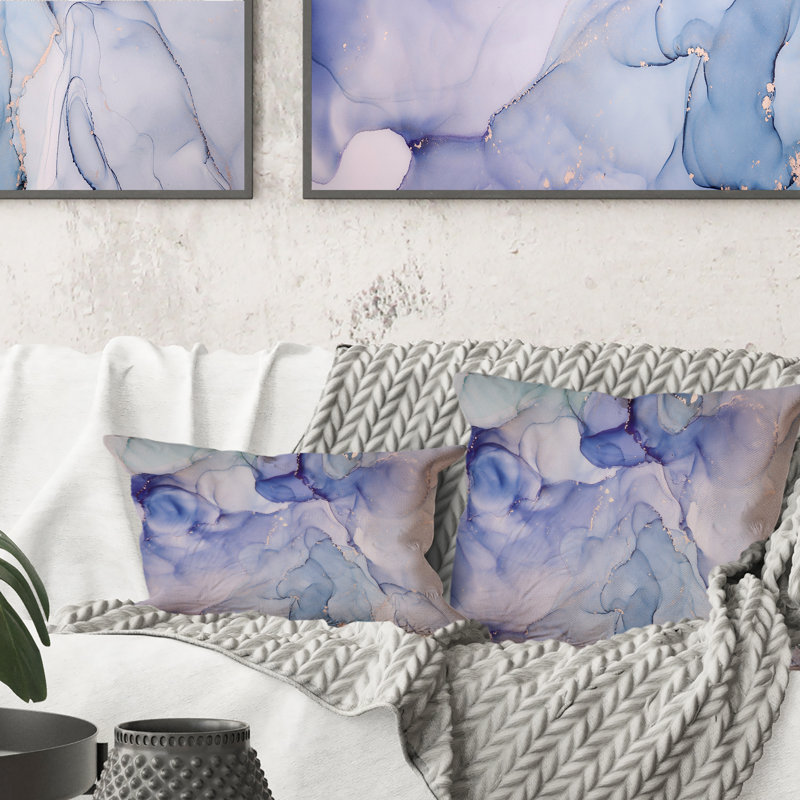 Coussin décoratif gris abstrait et luxueux - imprimé moderne 1