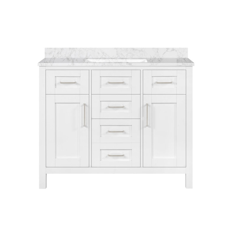 Meuble-lavabo simple 48 po Tahoe, Bleu minuit