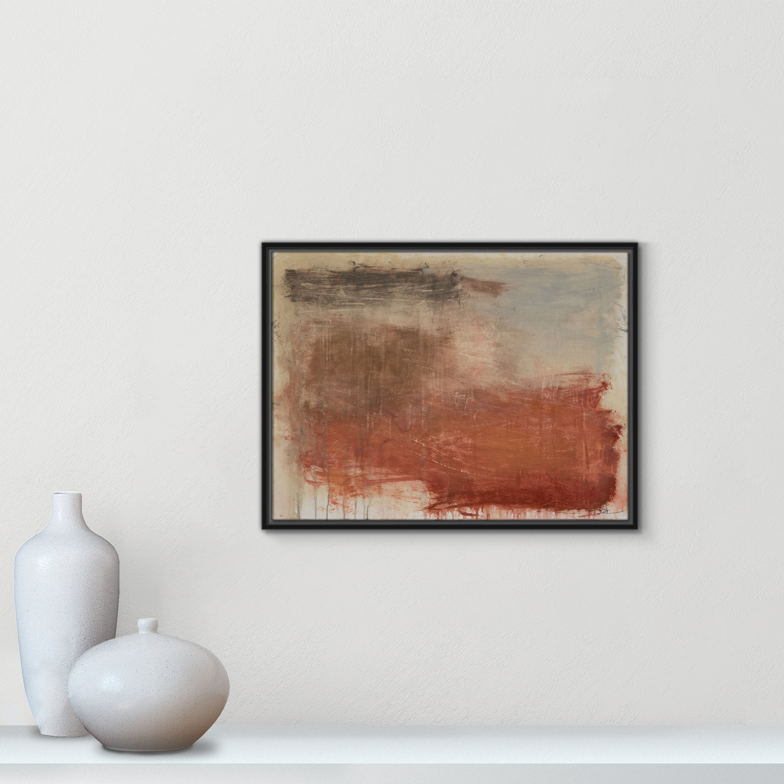 Colin "Autumn Over The Riviera" Print, 19.5" H x 25.5" W, Black