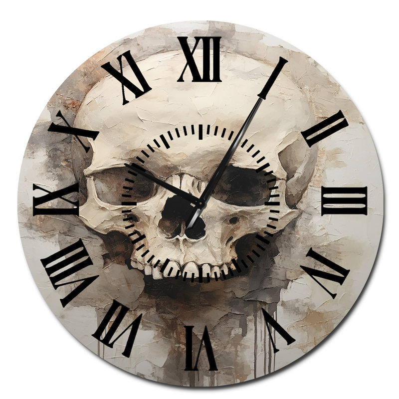 Horloge murale Skeletal Elegance, Surdimensionné