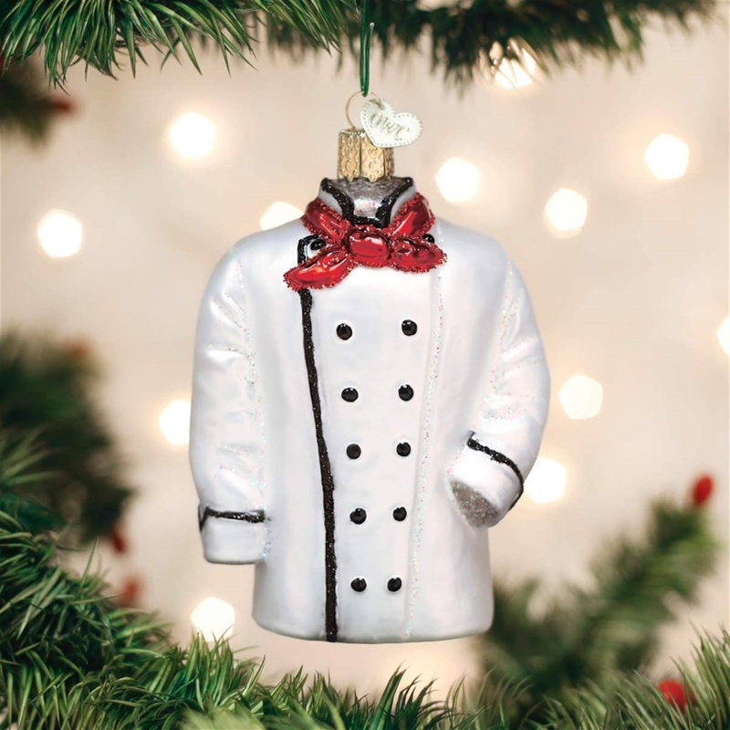 Ornement figurine suspendu pour manteau de chef