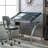 Futura Metal and Glass Artist Craft Table-972593076