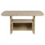 Ensemble de salle à manger à hauteur de comptoir 7 pièces Beige Oak
