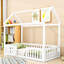 Leoti Twin Wooden House Bed-1466524806