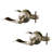Stratford 6-Way Universal Privacy Door Lever-39028403