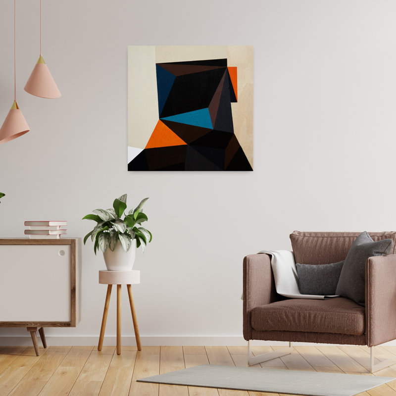 Art contemporain contemporain abstrait, H 24 po x l 24 po