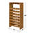 Hanzi Oak Finish Wine Rack