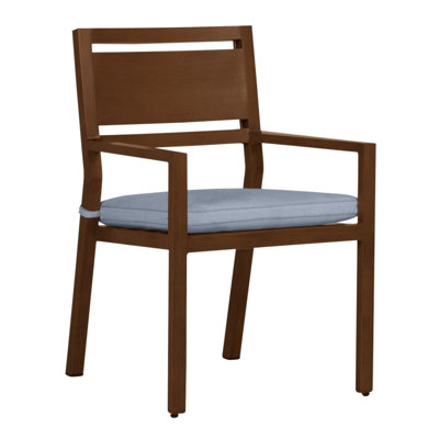 Avondale Aluminum Patio Dining Armchair with Cushions