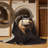 Machine Washable Pavli Orangutan Modern Geometric Rug in Brown – Beige Binding-52614591