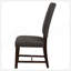Chaise d'appoint de salle à manger rembourrée transitionnelle avec des accents élégants pour des environnements polyvalents