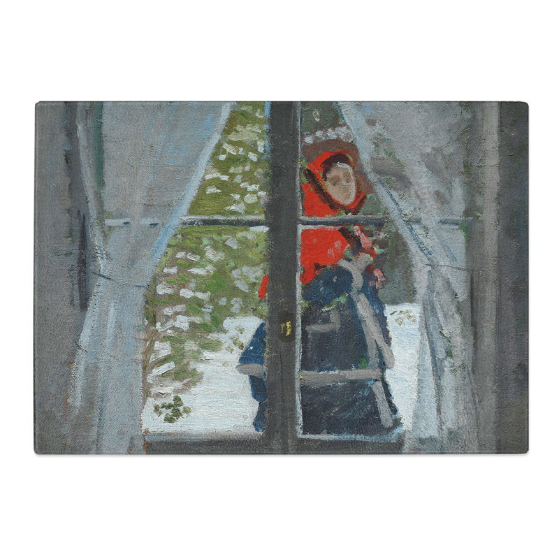 The Kerchief by Claude Monet Chopping Board, 28.5cm W x 39cm L