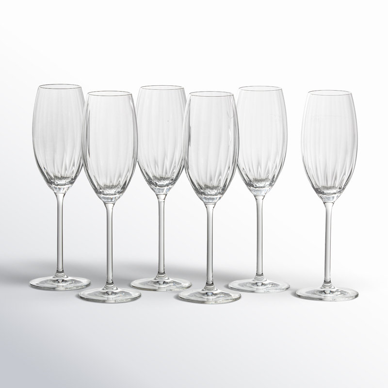 Prizma Champagne 9.7 oz. Lead Free Crystal Flute
