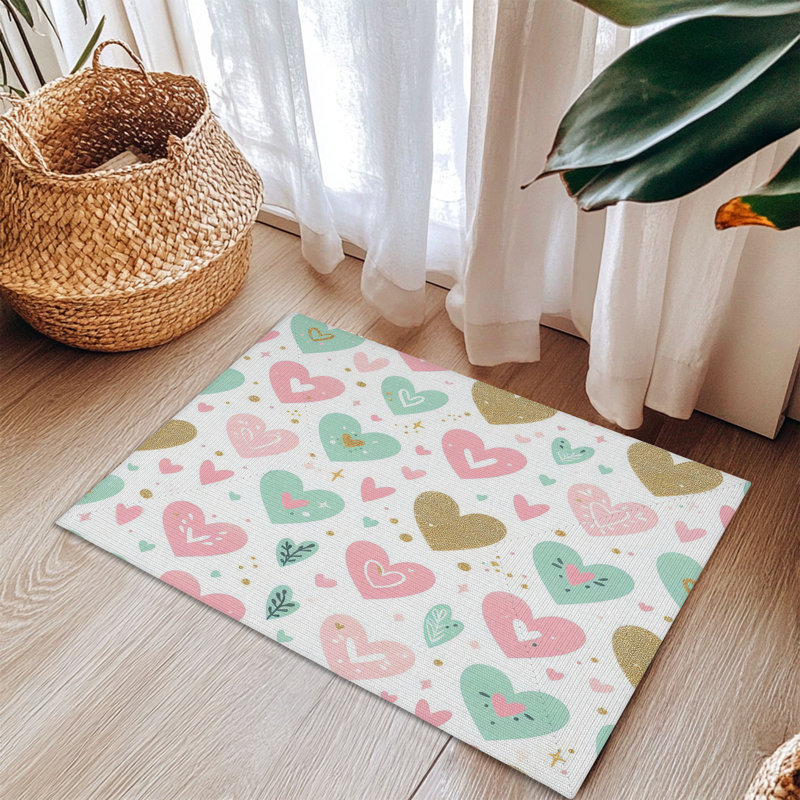 Tapis tressé Love Love, Rectangulaire 3 pi x 5 pi