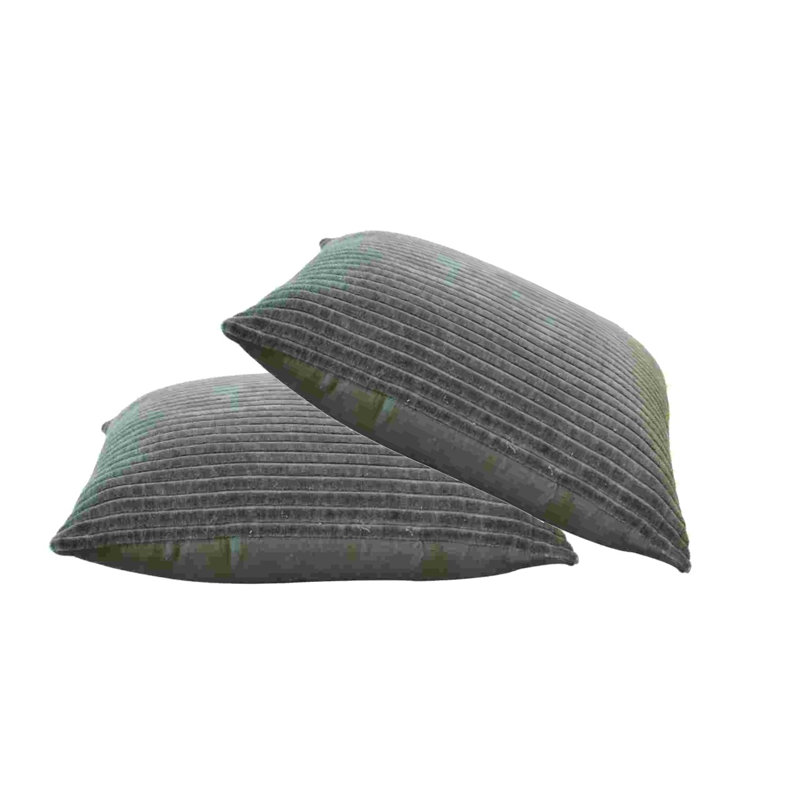 Ingvald Striped Square Cushion, Green