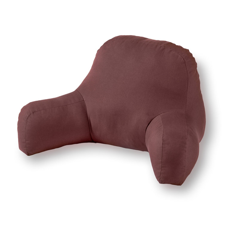 Hyatt Cotton Bedrest Pillow, Chocolate