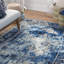 Tapis oriental bleu / blanc-26643723