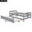 Twin Size Platform Bed with Twin Size Trundle-397280365