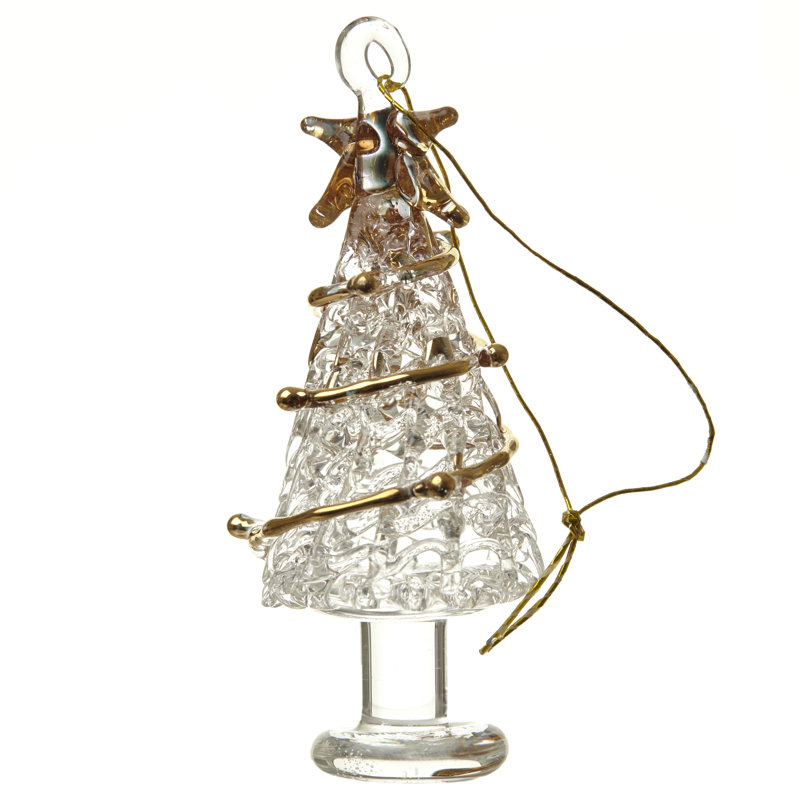 6cm Glass Hanging Figurine Ornament