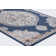 Medallion Power Loomed Performance Navy Rug