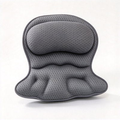 Luxury Bathtub Pillow for Head Neck Support,Soft 4D Air Mesh Bath Pillow
