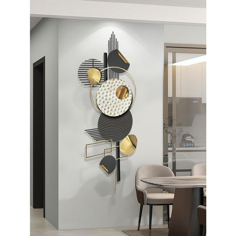 Wall Art Decor Wall Art Framed Minimalist Abstract Geometric Wall Sculptures Decoration Large Size Wall Decor Aesthetic Bathroom Bedroom Living Room Kitchen Home Office Wall Hanging