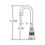 Évier de cuisine encastré de 7" l x 16" w avec robinet-9254747