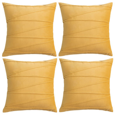 Housse de coussin carré en velours