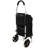 Shopping Trolley with Wheels,Trolley Black Foldable Shopping Cart,Removable Shopping Oxford Waterproof Bag,Black -114113302