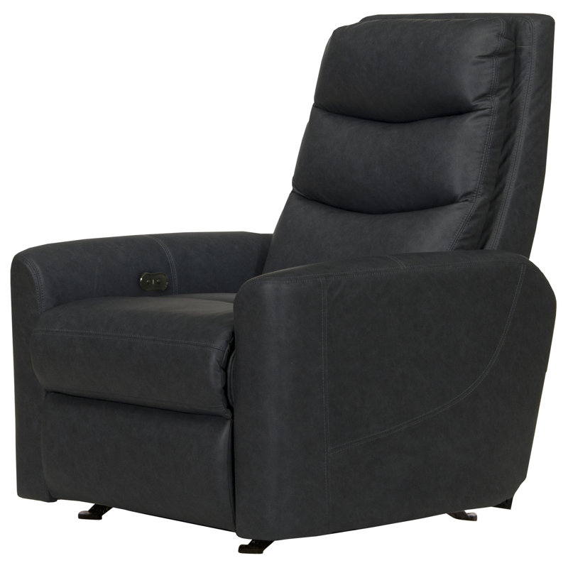 Saraha Power Rocker Recliner, Blue
