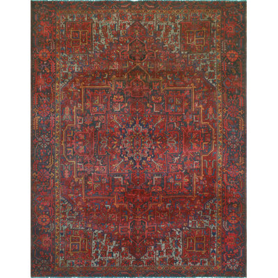 Muthiah One-of-a-Kind 9'4" X 11'9" 1980s Wool Area Rug