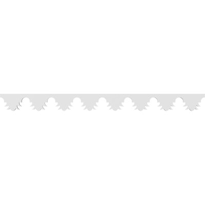 4"H x 5/8"P x 48"L Valencia Architectural Grade PVC Running Trim