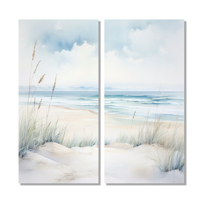 Soft Color Beach Horizon III - Nautical Wall Art