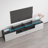 Casares 76.3" Modern TV Stand with LED Lighting, High Gloss Finish, Media Storage-1131669560
