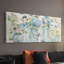 Jardin papillon bleu - Toile tendue avec châssis - Prêt à accrocher-571420415