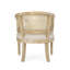 Chaise d'appoint avec dossier incurvé, chaise confortable-1351722494