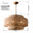 Luzerne 6 - Light 3-Tier Drum Chandelier