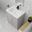 Meuble-lavabo autoportant avec porte à fermeture en douceur 30 po-111176931