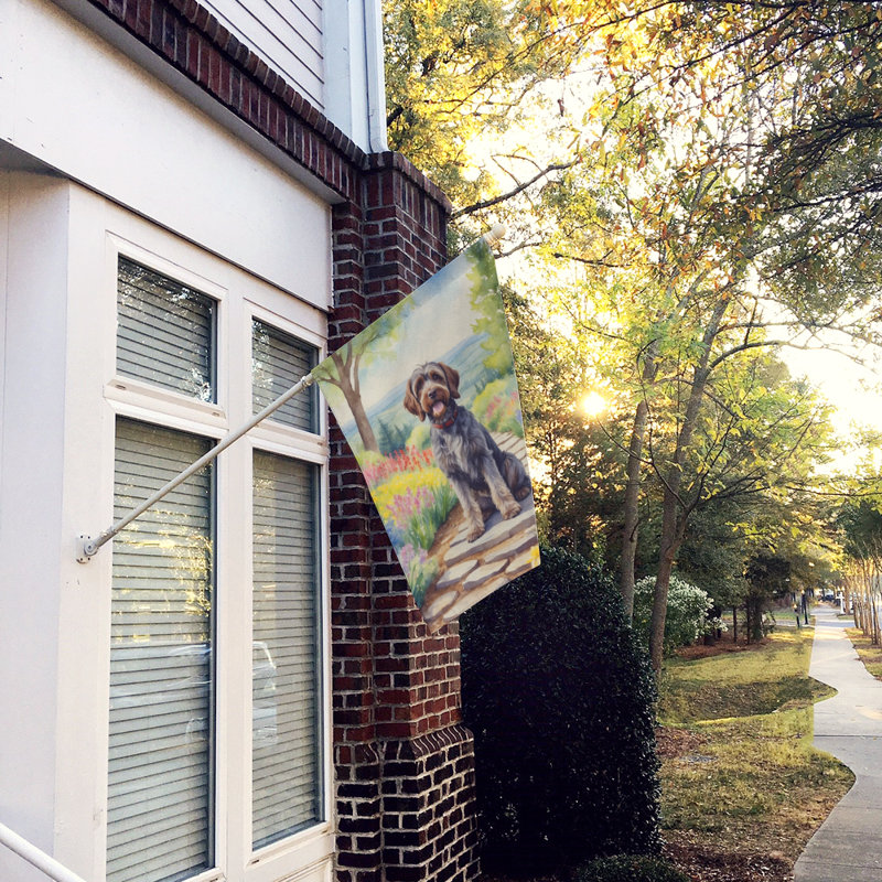 Drapeau de maison en polyester à double face H 40 po x l 28 po Margrete