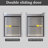 46" - 48" W x 72" H Double Sliding Semi-Frameless Shower Door-86880954