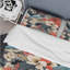 Gray and Coral Bird On Floral Brand - Ensemble de housse de couette floral-1399597766