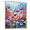 Fantaisie lavande et champ de tulipes VI - art mural encadré tulipes