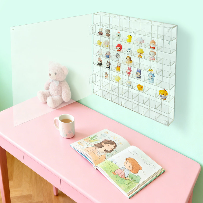 Acrylic Collection Box Stones Storage Display Case