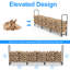 Alyviah 344.9 cm W Metal Log Rack