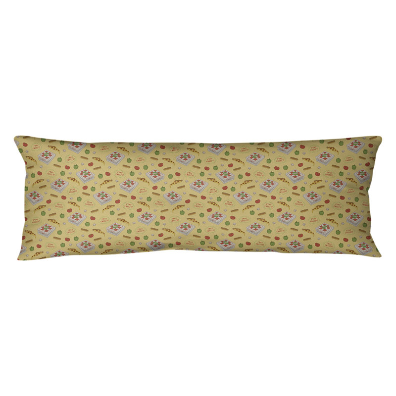 Valerton Polyfill Body Pillow, Yellow, Valerton