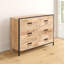 Farber Solid Wood 107cm W 6 - Drawer Chest of Drawers