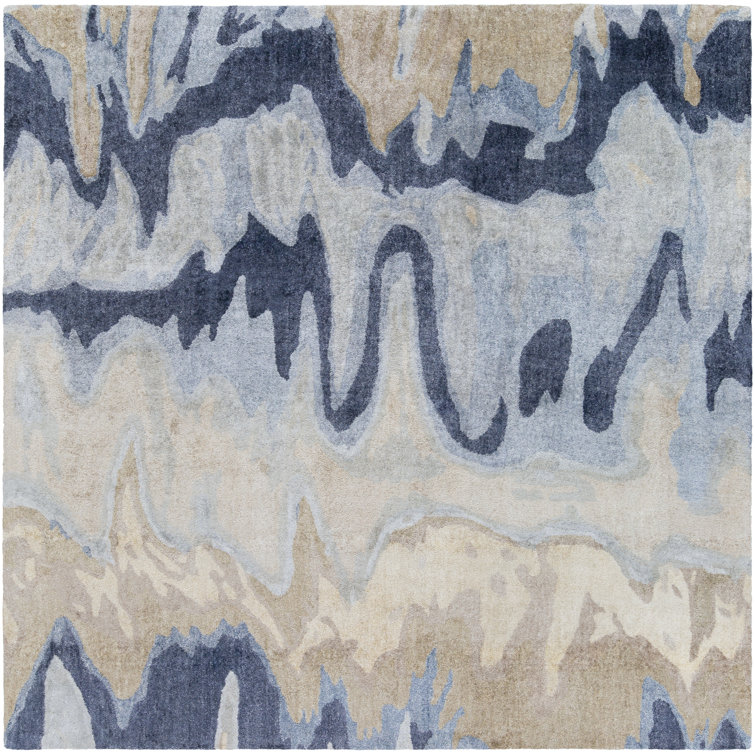 Mcduffy Hand Tufted Viscose Abstract Indoor Rug